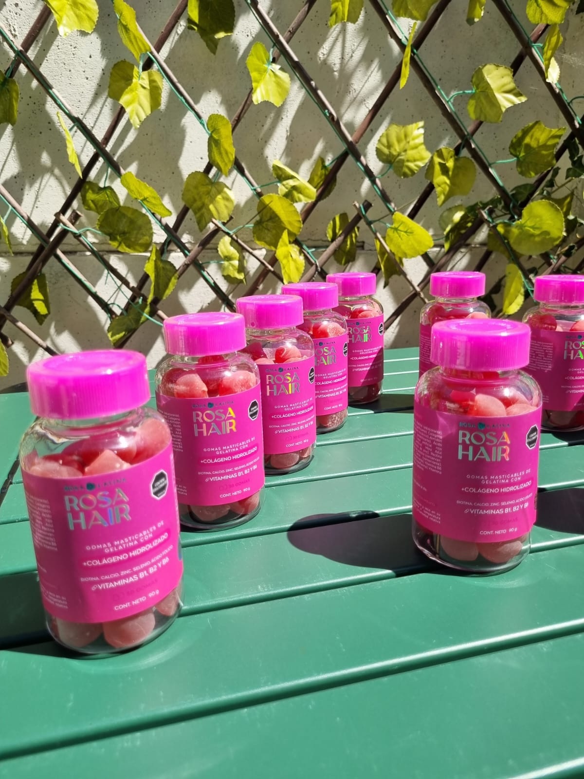 Rosa Hair Gomitas