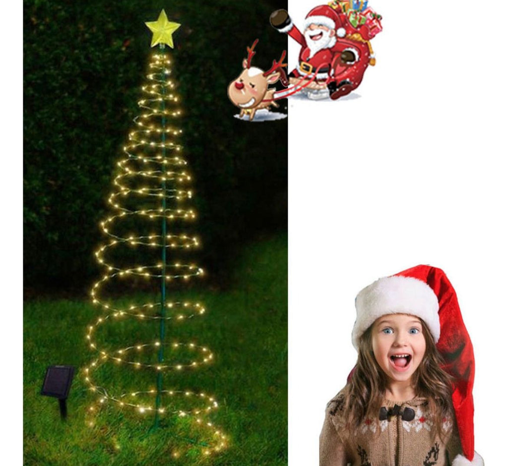 Arbol navideño con Panel Solar (160Cm)