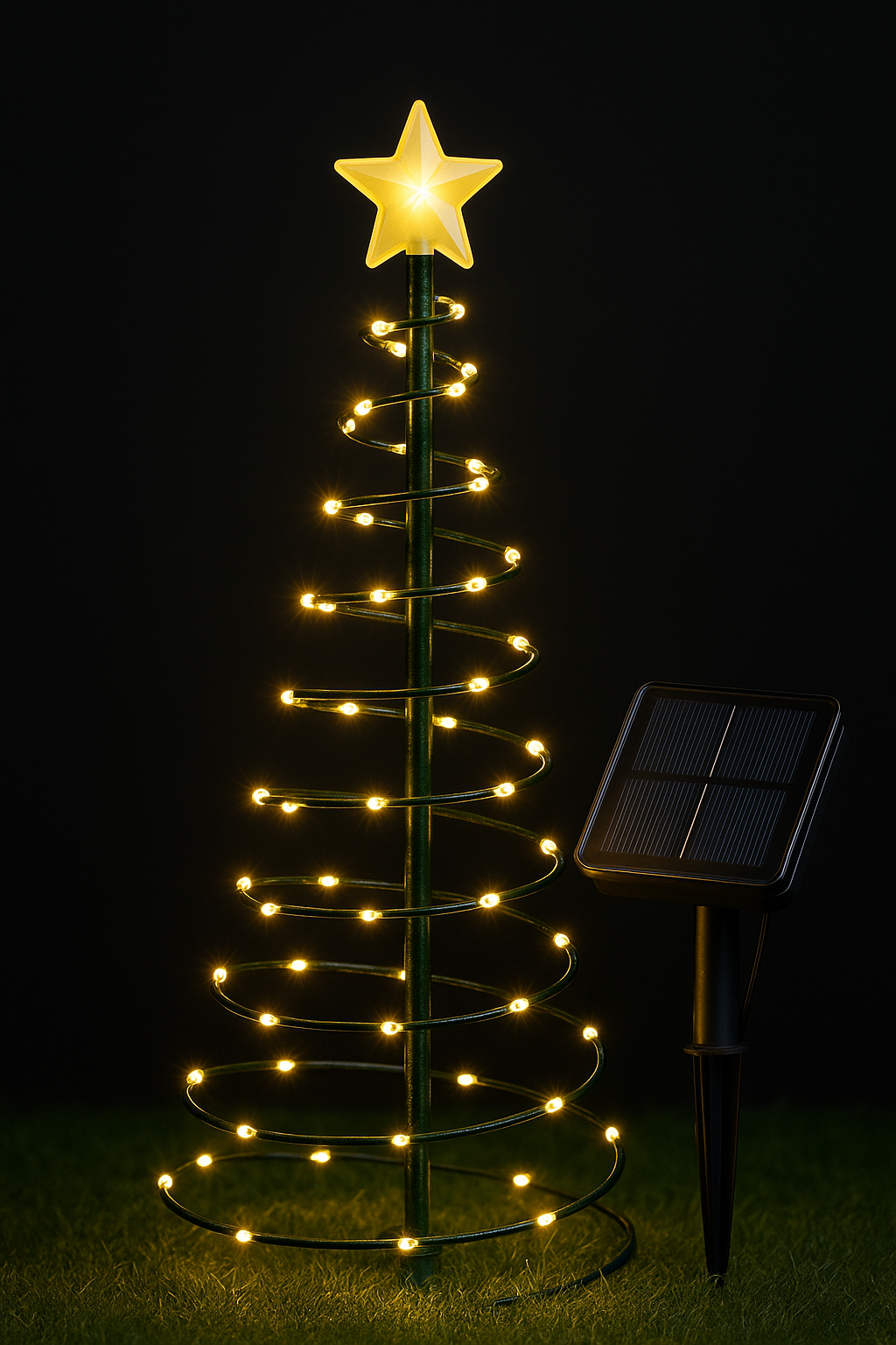 Arbol navideño con Panel Solar (160Cm)